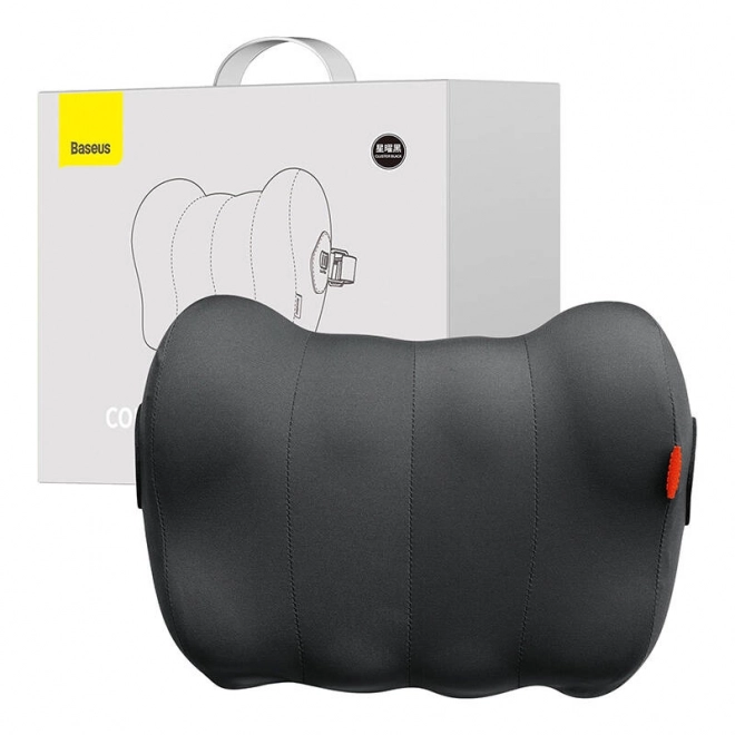Coussin de voyage ergonomique pour le soutien de la tête Baseus ComfortRide (noir)
