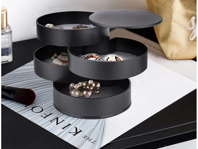 Organisateur de bijoux rond coulissant