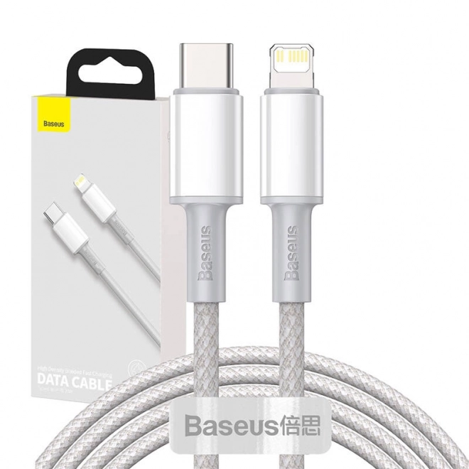 Câble USB-C vers Lightning Baseus à haute densité de tressage, 20W, PD, 2m