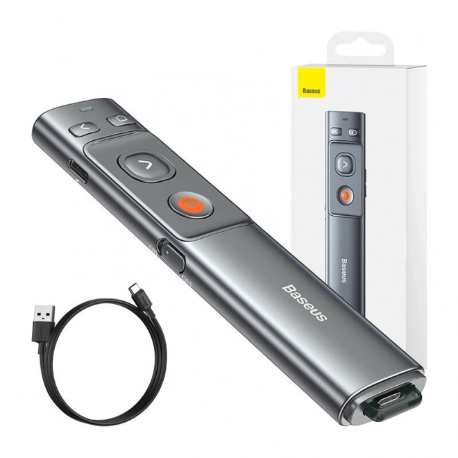 Télécommande de présentation sans fil Baseus Orange Dot avec laser