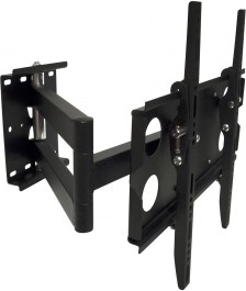 Support mural pour TV à bras articulé 32–65", capacité 45 kg