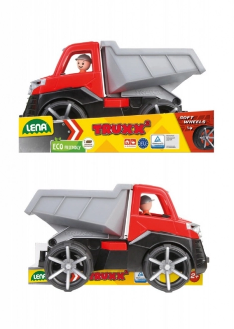 Auto Truxx 2 camion benne en plastique 26cm avec figurine 27x15x16cm 24m+