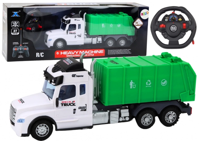 Voiture RC verte à télécommande avec effets