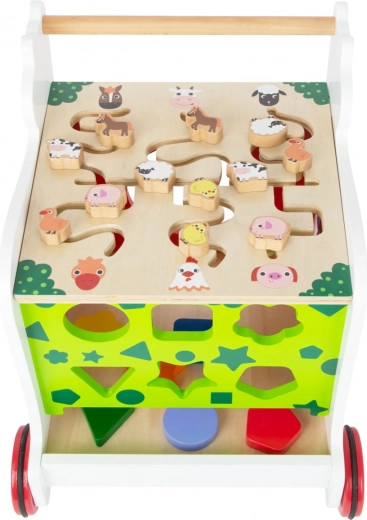 Boîte à formes, labyrinthe et cubes pour apprendre en jouant