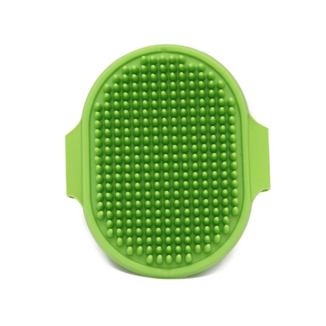Brosse de massage pour chiens - vert