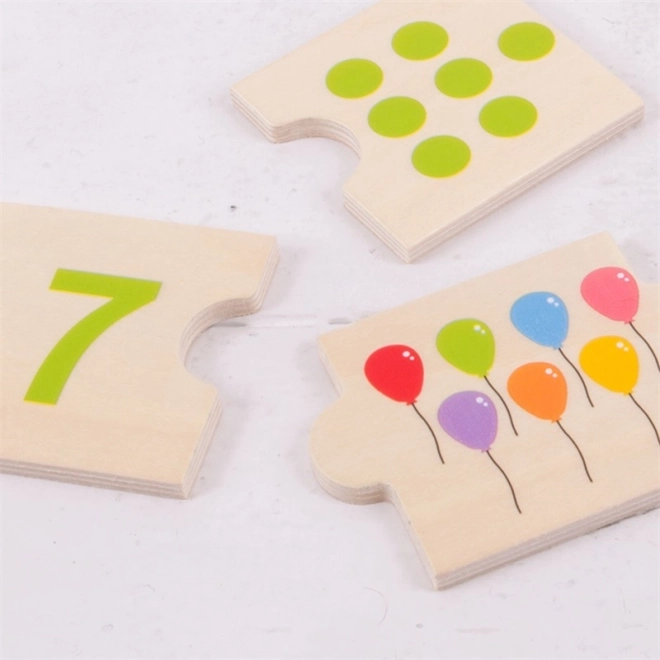 Puzzle éducatif de Bigjigs Toys Comptage