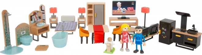Petite Maison Ensemble de meubles modernes pour poupées