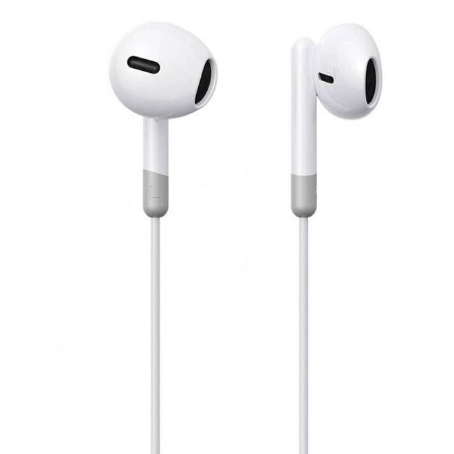 Écouteurs filaires JR-EW01, semi-intra-auriculaires (blancs)
