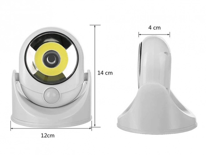 Lampe LED COB 360 à piles avec capteur de mouvement