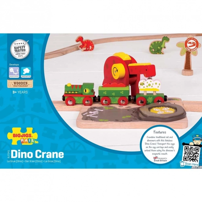 Bigjigs Rail Grue Dinosaure