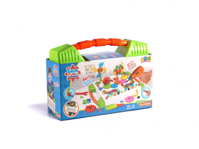 Kit éducatif avec perceuse en mallette