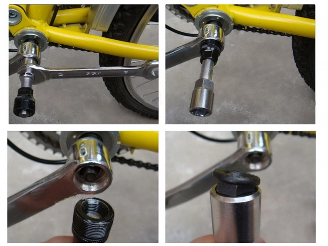 Extracteur de manivelles pour vélos avec couvercle
