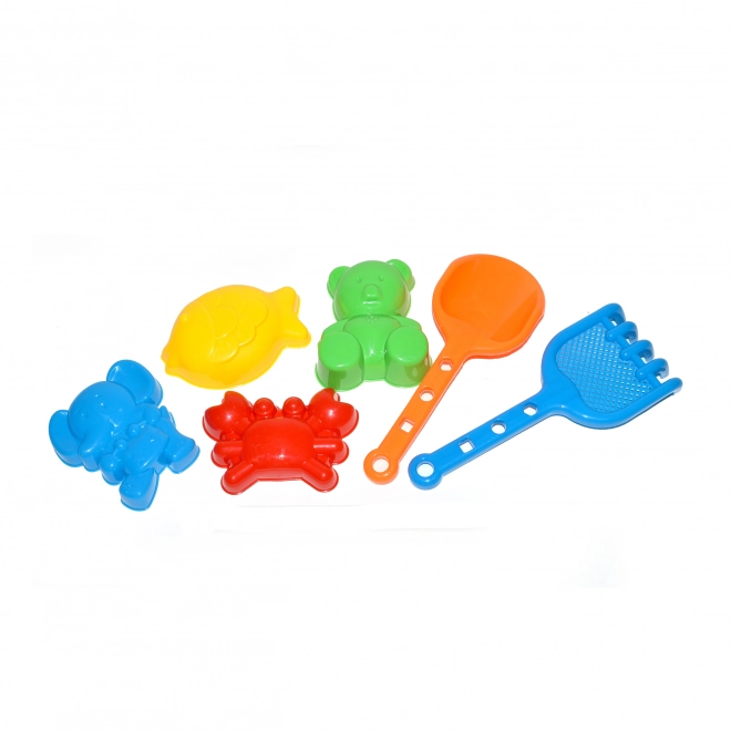 Ensemble de sable - petits animaux 6 pcs