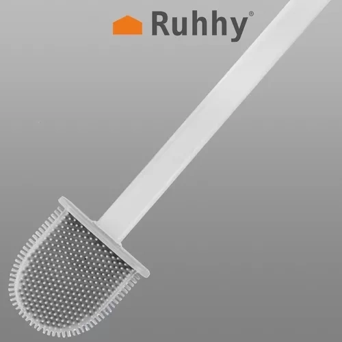 Brosse en silicone pour salle de bain
