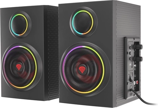 Haut-parleurs 2.0 Helium 300BT ARGB Bluetooth