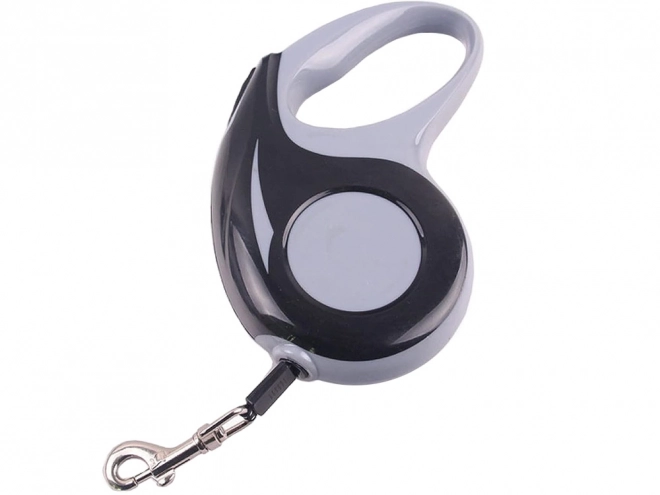 Harnais automatique pour chien avec verrouillage 5 m 15 kg – Blanc-noir