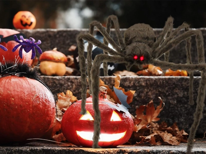 Décoration d'araignée géante tarentule d'Halloween