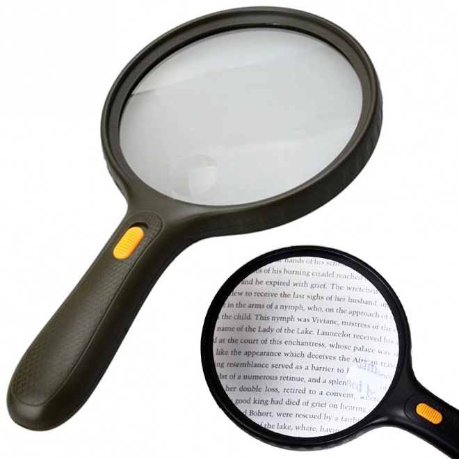 Grande loupe en verre à lecture de 130 mm