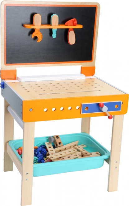 Table de travail en bois pliable pour enfants 2 en 1