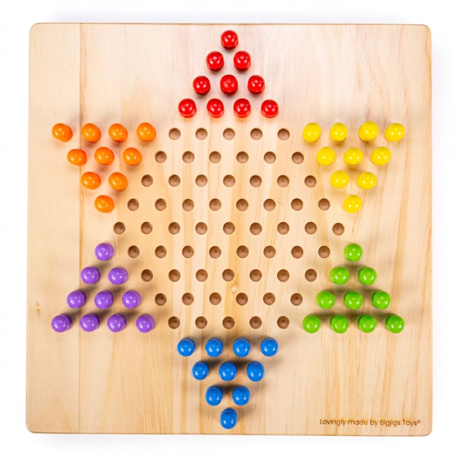Bigjigs Toys Halma en bois