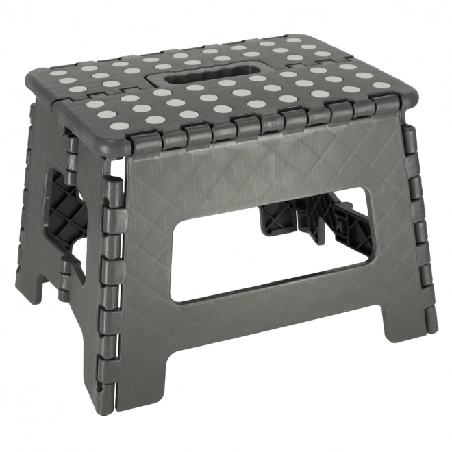 Tabouret pliant antidérapant 22 cm gris foncé