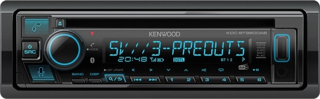 Autoradio Kenwood avec Bluetooth et DAB+
