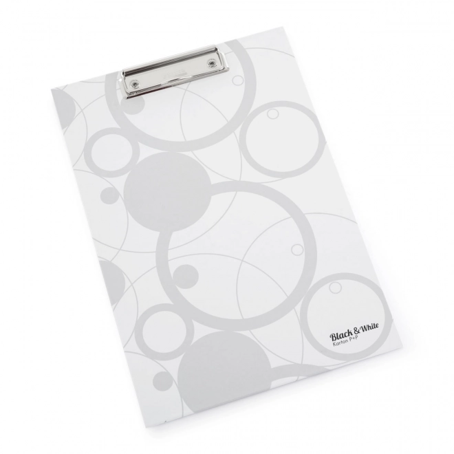 Sous-main A4 avec laminage blanc noir et blanc