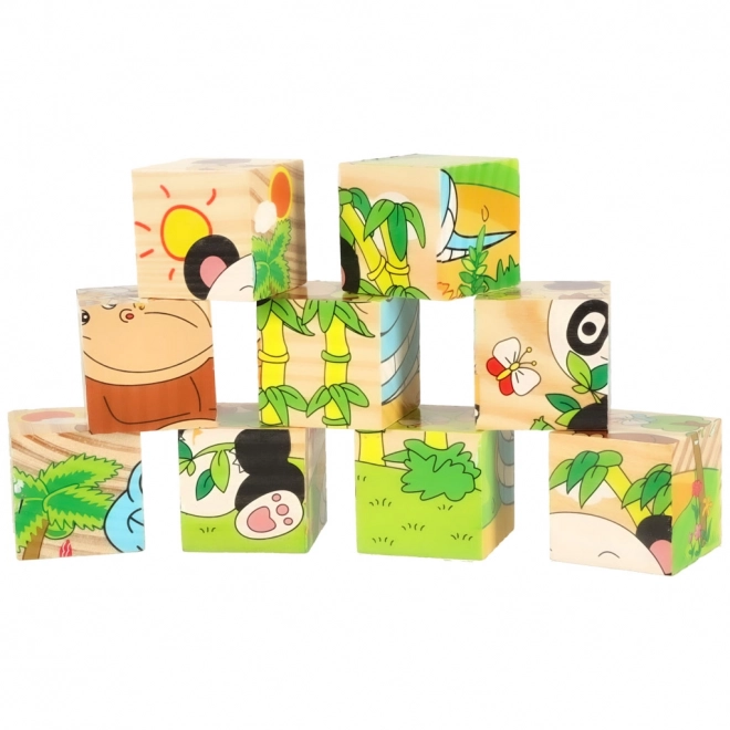 Puzzle en bois Safari 3D