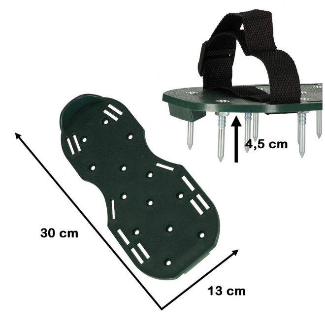 Aérateur déchaumeur chaussures de pelouse avec pointes pour gazon