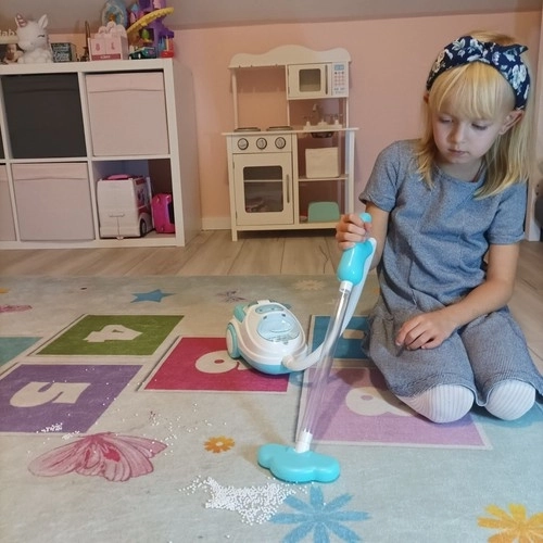 Aspirateur pour enfants avec sons et lumière Kruzzel bleu