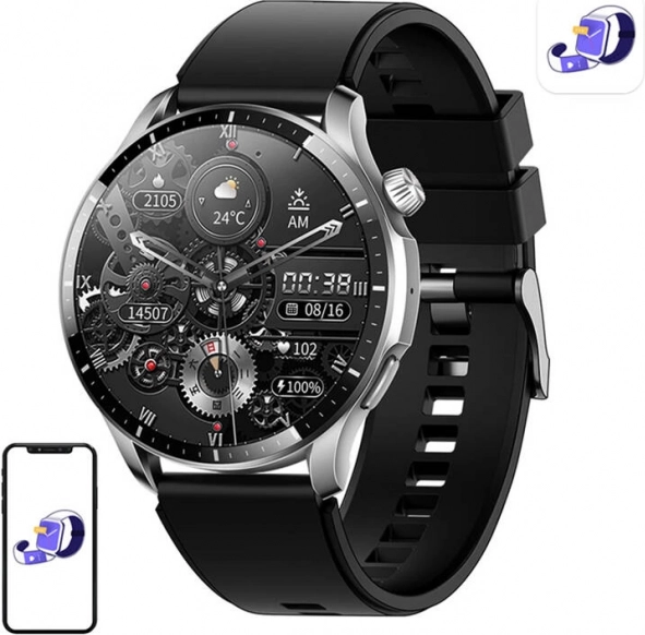 Montre connectée Blitzwolf argentée