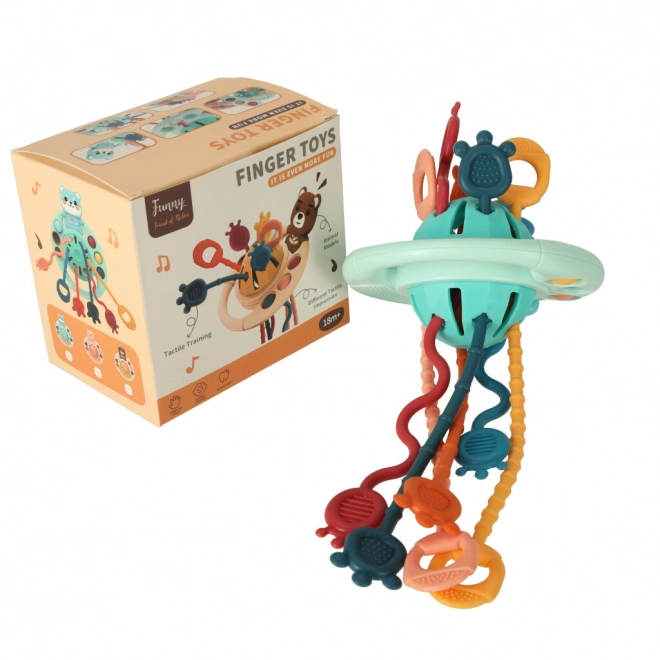 Anneau de dentition sensoriel Montessori pour bébés