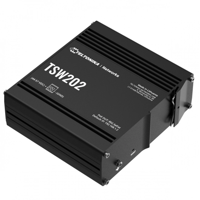 Commutateur industriel géré TSW202 2xSFP 8xPoE+ L2/L3
