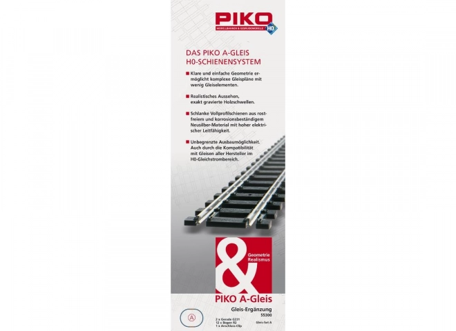 Piko Ensemble de rails A (ovale de base) - 55300
