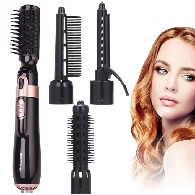 Sèche-cheveux brosse boucleur ensemble 4 en 1
