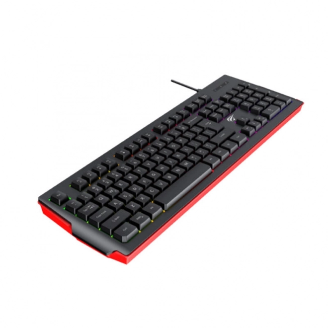Clavier à membrane de jeu Havit KB866L RGB