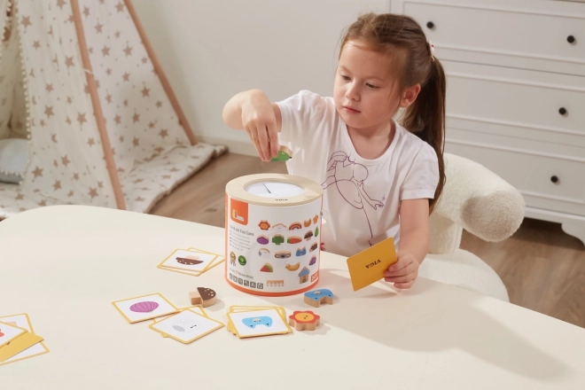 Jeu en bois Attrape et trouve
