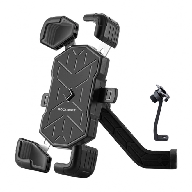 Support de téléphone pour vélo noir-gris Rockbros