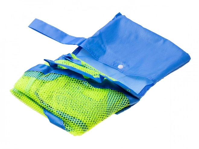 Grand sac de plage en maille pour jouets - Bleu