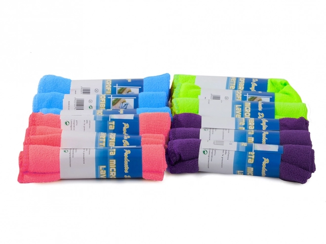 Ensemble de lingettes de nettoyage en microfibre 12 pcs