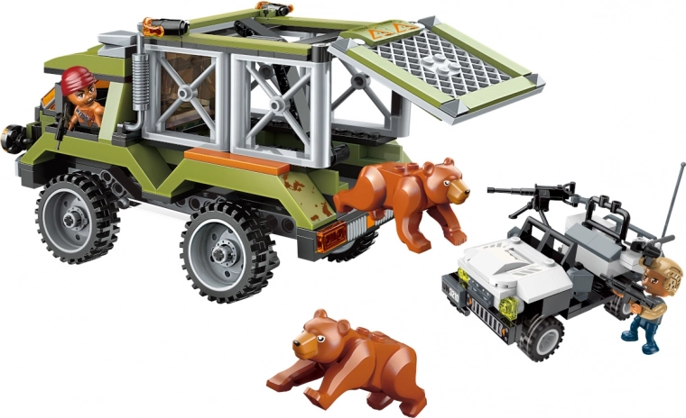 Suspension et treuil fonctionnel pour le tout-terrain