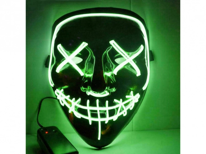 Masque LED lumineux fête de nettoyage
