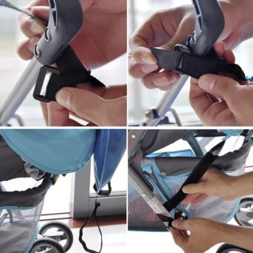 Fixation rapide et solide avec velcro