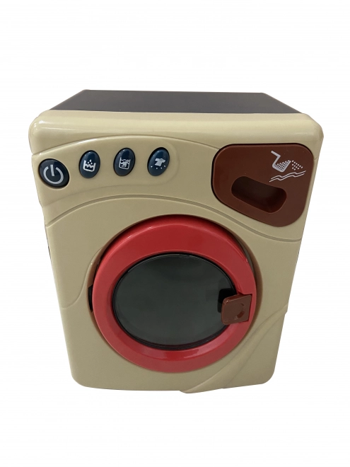 Machine à laver et panier à linge - jouet sonore, lumière