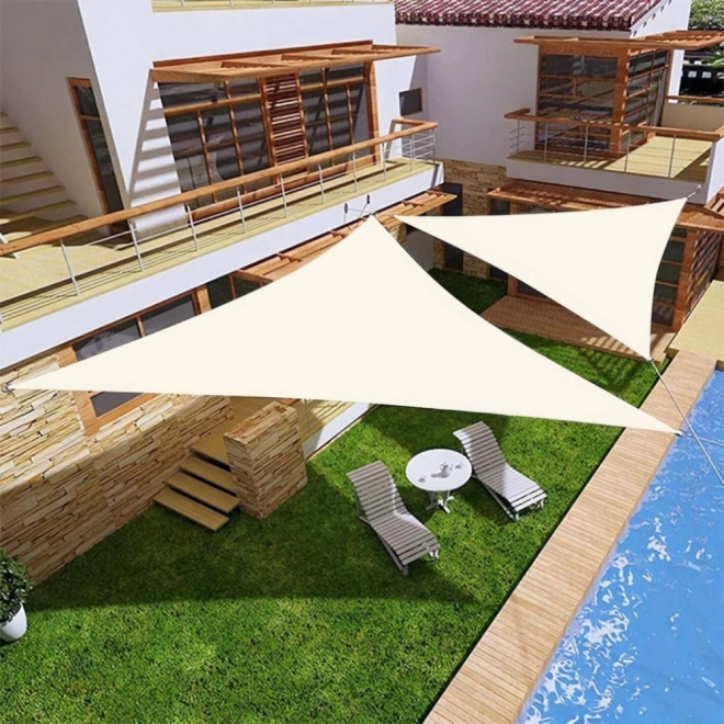Tente solaire résistante à l'eau 4x4x4m ModernHome - beige