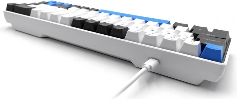 Disposition compacte 60 % et connexion USB‑C