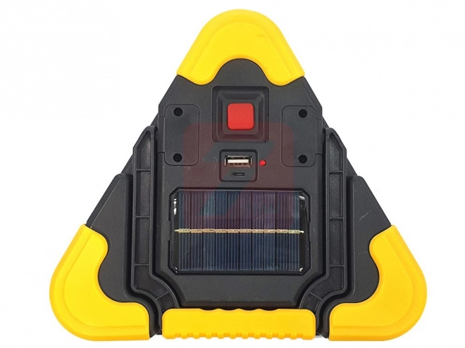 Triangle d'avertissement avec lampe LED et powerbank