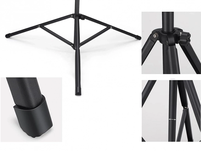 Support de partitions avec structure pliable réglable 130 cm
