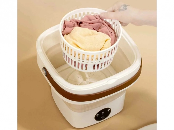 Petite machine à laver de voyage pliable 11L