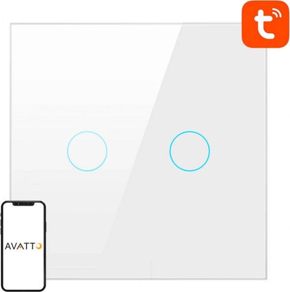 Interrupteur WiFi intelligent Avatto blanc